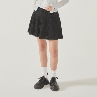 후아유 Short Tiered Skirt WHWHF2535F