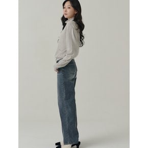 [인플루언서 세영 w/] 704 Standard Fleece Denim Pants_Blue