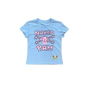 [ROCKSTAR FIT] SUPER COMICS PAM T SHIRT_BABY BLUE (3 SIZES)