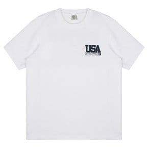 TS883WH WHITE 팀 USA 반팔 티셔츠　