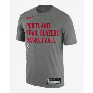 나이키 포틀랜드 트레일 블레이저 s 남성 드라이핏 NBA Pract아이스 반팔 티셔츠 FJ0187-063