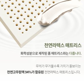 느웰 천연라텍스 베개세트 미디움하드 (15cm/SS)