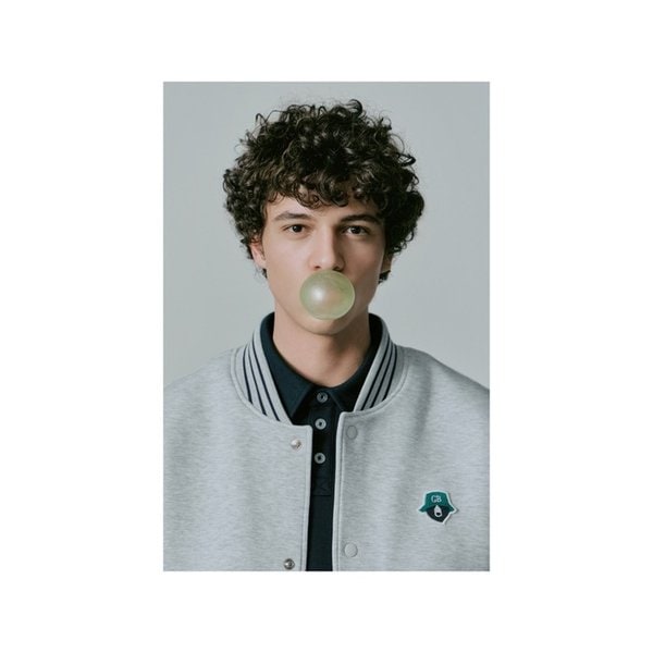 1/2 Sleeves Polo Collar Sweatshirt  _G4TAM25191GRX