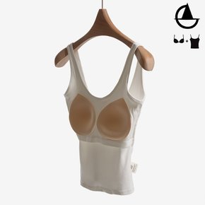 과감하게 파인 백리스 캡내장 골지 브라탑 요가복 rs7099