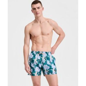 BOSS 맨즈 5인치 Tropical 프린트 Swim Trunks - 그린 플로랄 25458565 1389194