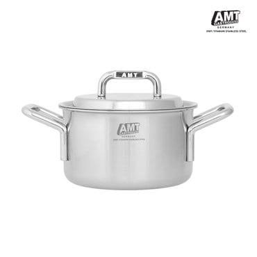 AMT 316Ti 샤프 라인 24cm 양수  스텐냄비