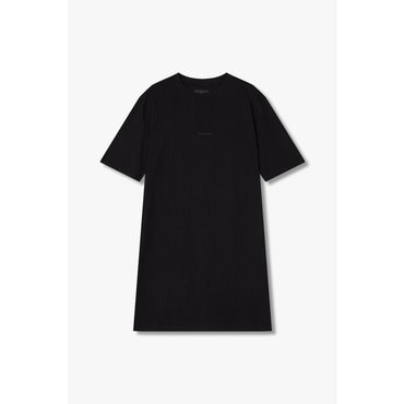 ARMANI EXCHANGE 여성 핫픽스 로고 숏 슬리브 드레스(A425121505)블랙