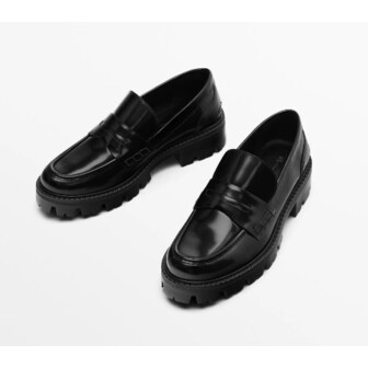 마시모두띠 트렉솔 레더 로퍼 (관부가세 배송비포함) MASSIMO DUTTI Loafers ref.1528/250