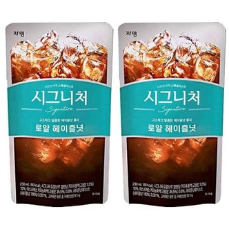  쟈뎅 시그니쳐 로얄 헤이즐넛 230ml x 10개 파우치음료