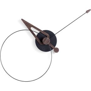 독일 노몬 벽시계 인테리어시계 1937108 NOMON Picnn Wall Clock 블랙 walnut Design