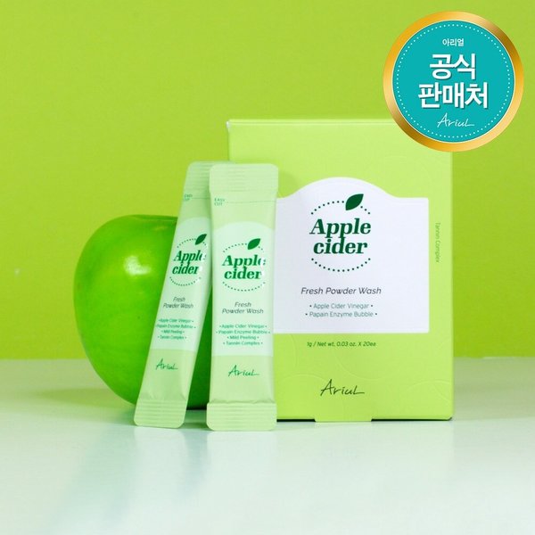 애플사이다 프레쉬 파우더 워시_1g*20개