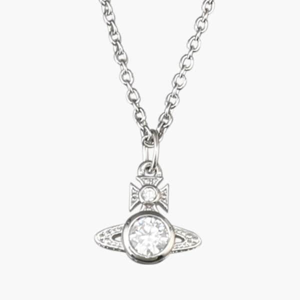 [시흥점] [비비안 웨스트우드]5F 63020278 P102 런던 오브 펜던트 목걸이 실버