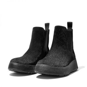 5008580 FitFlop F-Mode Suede Flatform Chelsea Boots