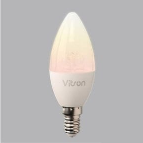 촛대구 LED 5W E14 3K 투명 전구색 KS (WEC811C)