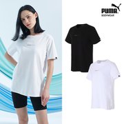 여성 데일리 루즈핏 브라탑 반팔 티셔츠  A 1종 택일