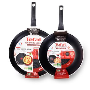 테팔 IH 스타트앤쿡 프라이팬 2종 2개(30cm x1 +궁중28cm x1)/Tefal 인덕션