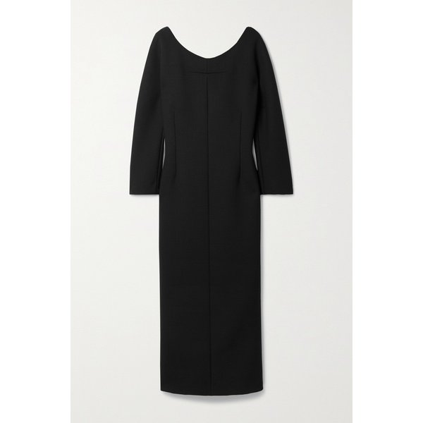 Tulip Wool-blend Midi Dress 블랙 1647597282923994