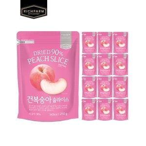 리치팜너트 건복숭아슬라이스 250g x 13팩