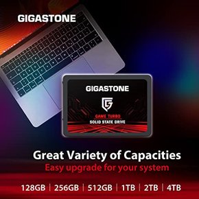 Gigastone SSD 128GB Game Turbo NAND 7mm SATA III 6Gbs 520MBs 내장 2.5인치[PS4 동작 확인