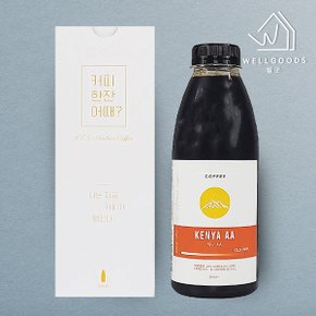 콜드브루 케냐 AA 커피 선물세트(500ml)(+선물박스)