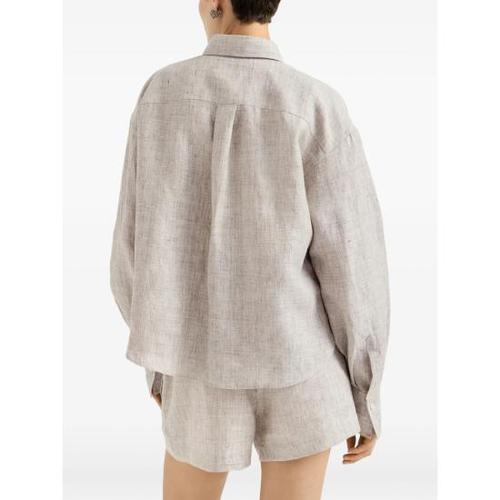 브루넬로 쿠치넬리 셔츠 MQ194M3M06 C034 NEUTRALS