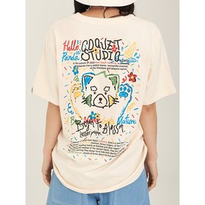 [UNISEX] CRAYON GRAFFITI FACE T CREAM