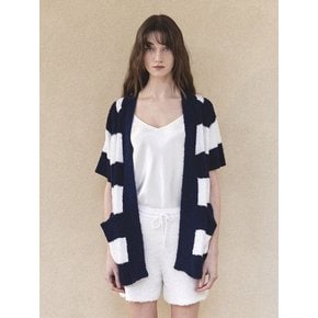 Terry Robe Cardigan Navy