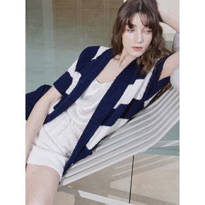 Terry Robe Cardigan Navy