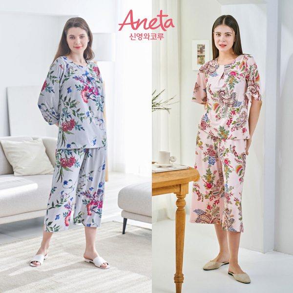 [비너스 매장동일] 25SS 신영와코루 아네타 라운지웨어 2세트