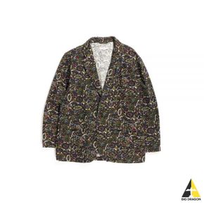 엔지니어드 가먼츠 Loiter Jacket Olive Cotton Batik (MP153-ES047) (코튼