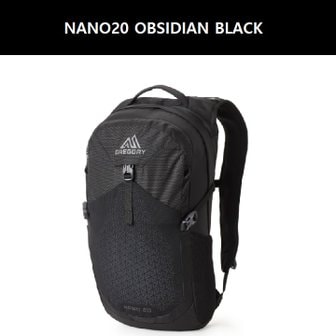 그레고리 소형배낭 나노20 OBSIDIAN BLACK  43J39003