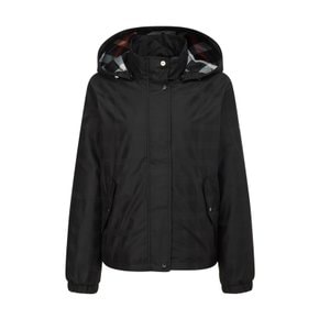 [26FW] [ONLINE EXCLUSIVE] 블랙 안감 하우스체크 바람막이 점퍼 DNJU6C901BK