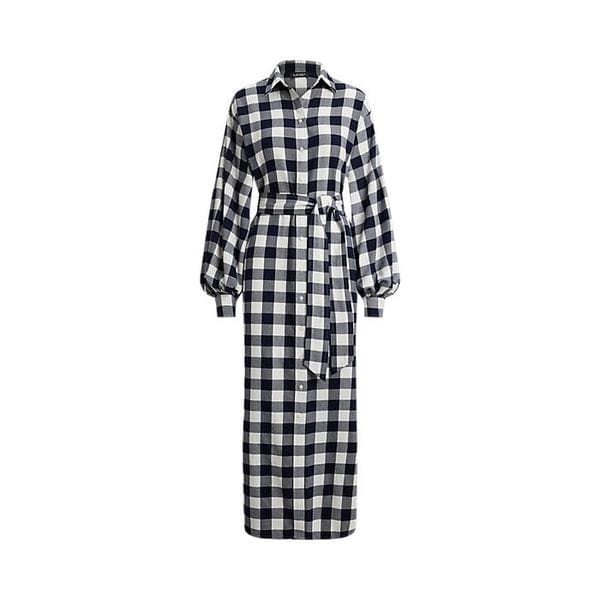 버팔로 체크 벨트 코튼 셔츠드레스(WMLRDRSS6820213101)