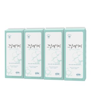 [공식몰]그날레시피 100% 순면 팬티라이너 4세트 (일반 66p, 롱 63p)