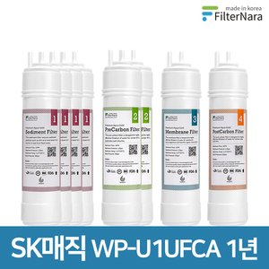 필터나라 SK매직 WP-U1UFCA 고품질 정수기 호환 필터 1년 세트