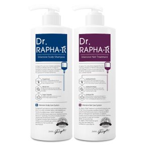 샴푸1000ml+닥터라파알 트리트먼트1000ml 비듬 가려운 지성 두피케어 손상모발용 플로럴머스크향