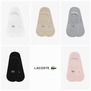 라코스테 25SS 여성 여성용 베이직 매쉬 페이크 양말  RA879E-55G