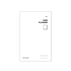 0[꿈드림22]모노그램 monogram 태스크 플래너 task planner 1달 Pure White 2.5 MG-21