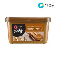 청정원 재래식 안심生된장 1kg 사각 x6개