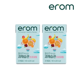  이롬 황성주 박사의 과채습관 트로피컬 140ml x 24팩