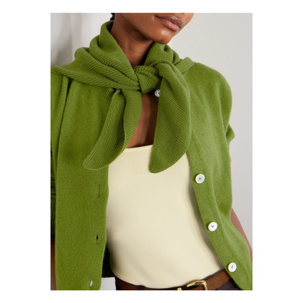 앤도터 피온 골지 캐시미어 스카프 그린 46376663162946658