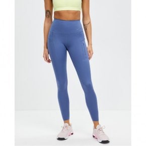 3894763 Nike Firm Support High Waisted 7/8 Leggings - Diffused Blue  Black