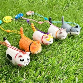 살금고양이 시즌2 골프티걸이와 티높이조절도넛링