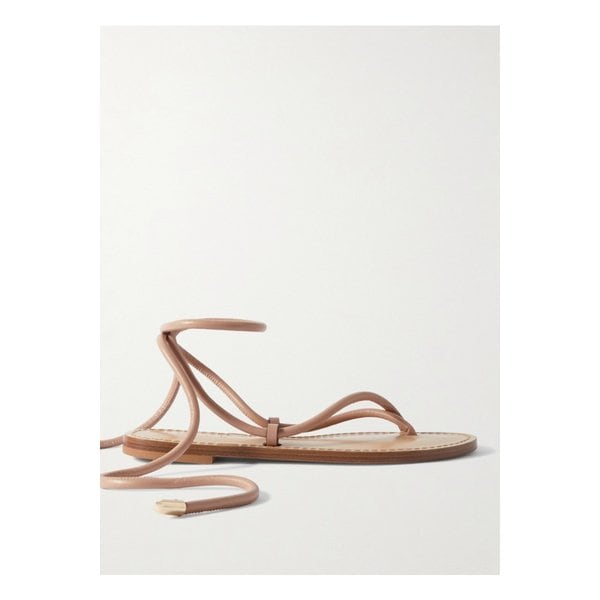 아마누 킬리만자로 가죽 샌들 베이지 1647597332373269