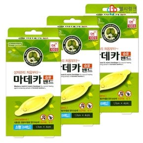 마데카 습윤밴드 소형 6매입x3개 하이드로콜로이드 상처 진물 방수 밴드