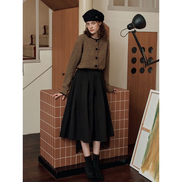 에이라인 플레어 스커트 / 블랙