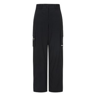 MARTINE GOLF [정상가 358000원]여성 카고와이드 변형핏 팬츠 블랙 (QW0ESL20339)
