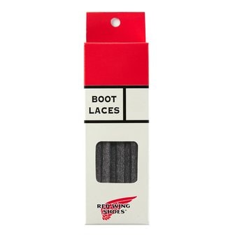 레드윙 플랫 왁스 신발끈 - 블랙