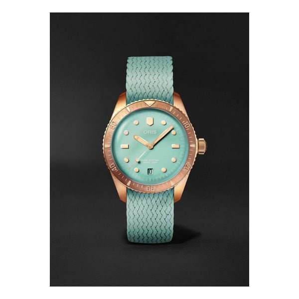 다이버스 식스티파이브 오토매틱 38mm 브론즈 펄론 시계 167025018356