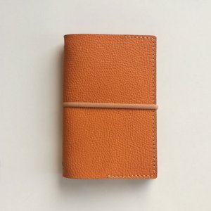 바보사랑 Passport folder (Orange) - 천연가죽 여권커버[무료배송]